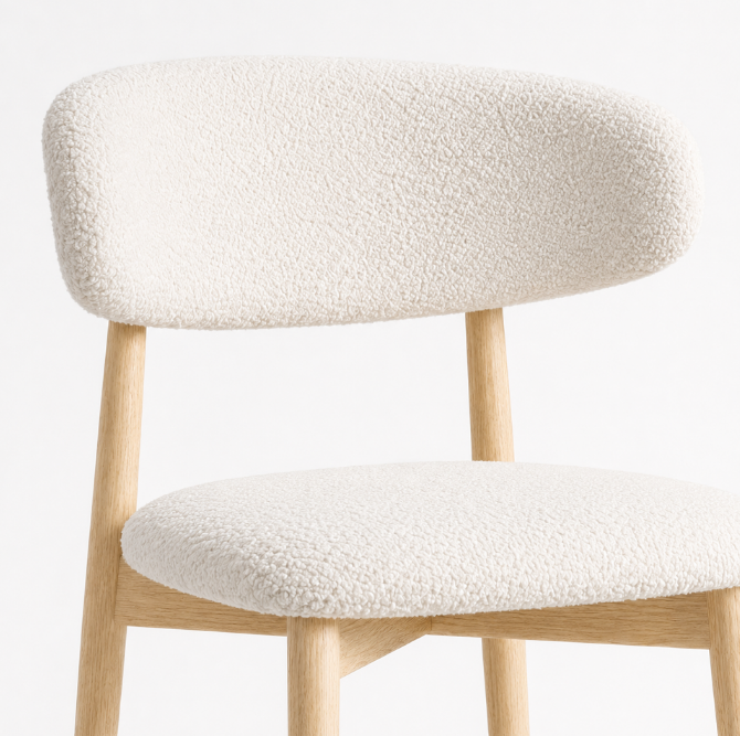 Silla de Comedor Siena Boucle - Imagen 4