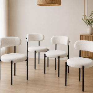 Pack de 4 Silla Oslo Lino Arpi Black