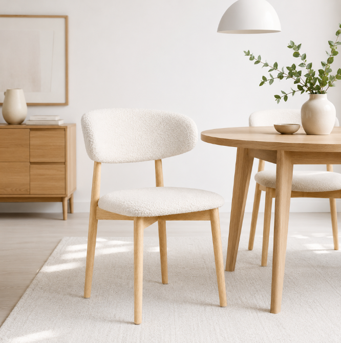 Silla de Comedor Siena Boucle - Imagen 2